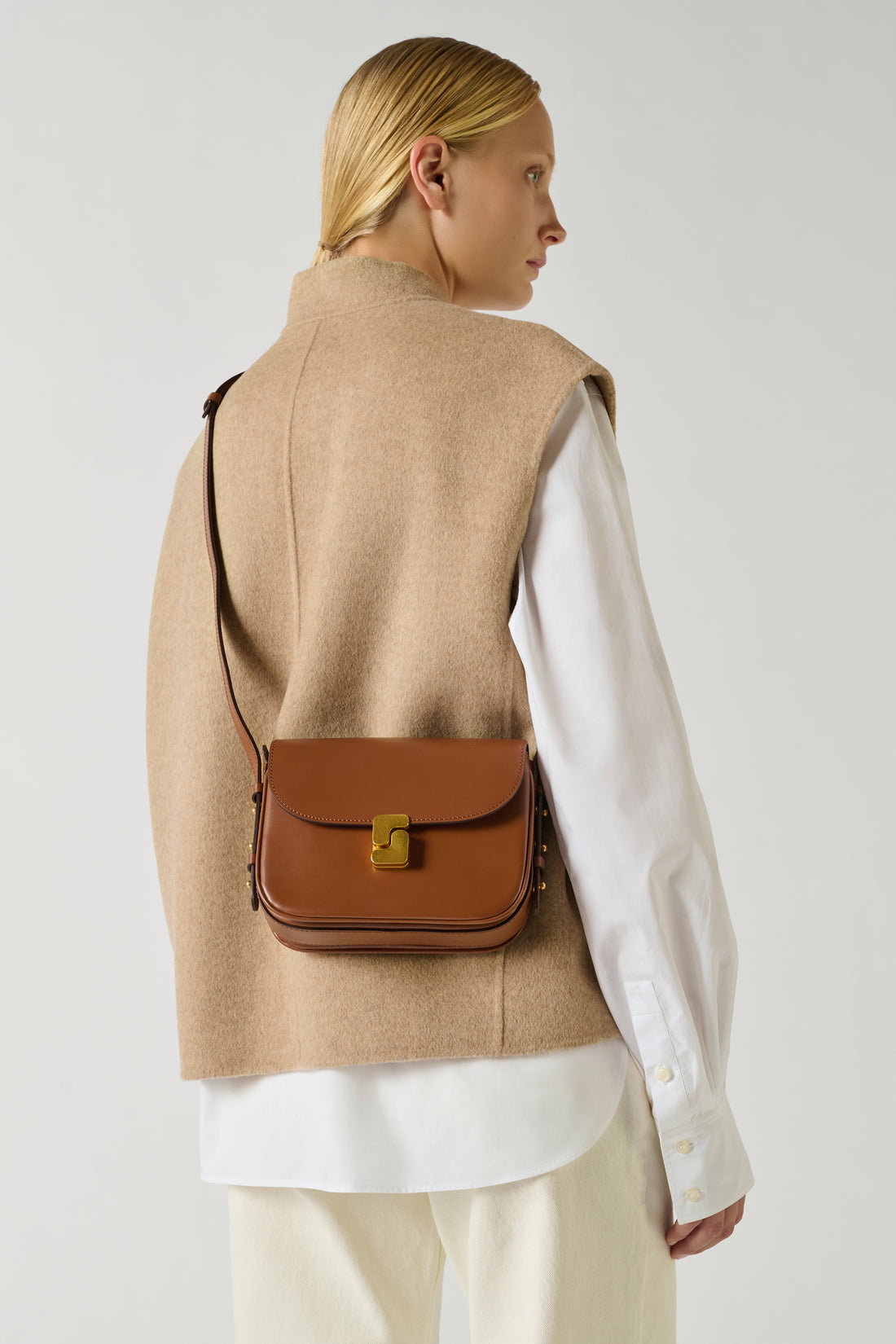Sac Bellissima Mini - Noisette - Cuir - Femme